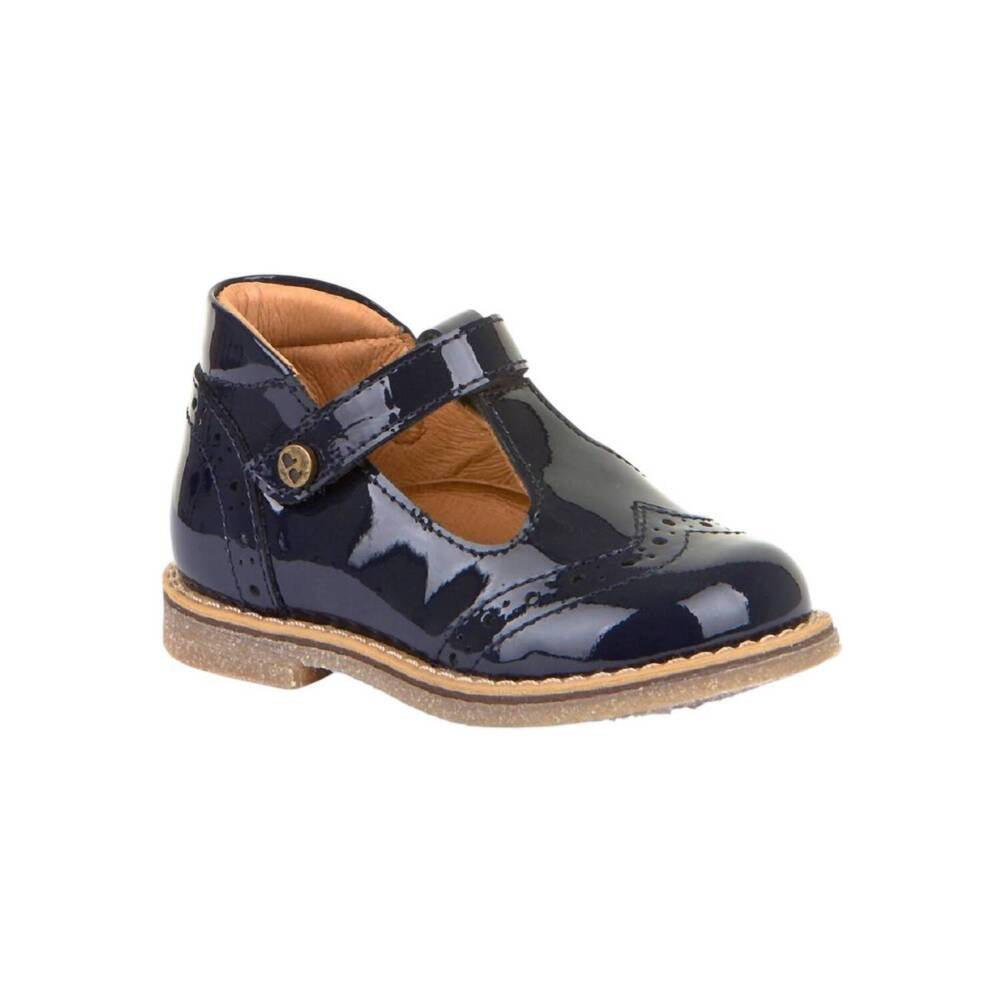 NEW FRODDO girls g2140049 t-bar shoes in blue patent